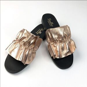 New Shellys London Rose Gold Dulcinea Slid…